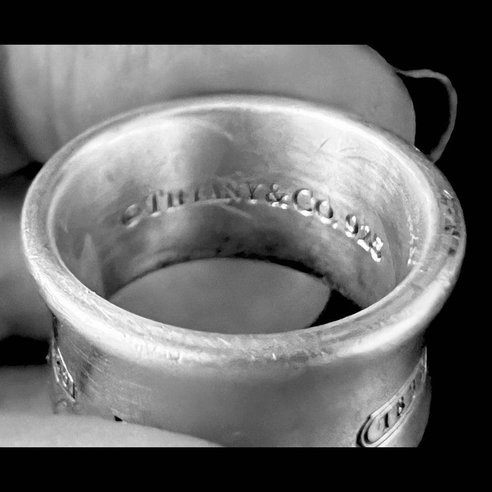 Tiffany & Co. 925 silver wide band ring. I do not have Tiffany box or pouch.